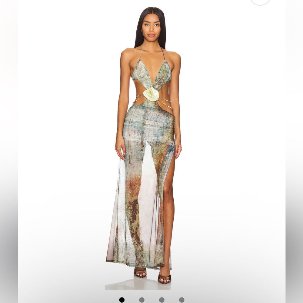 Jaded London Vida Backless Dress, XS